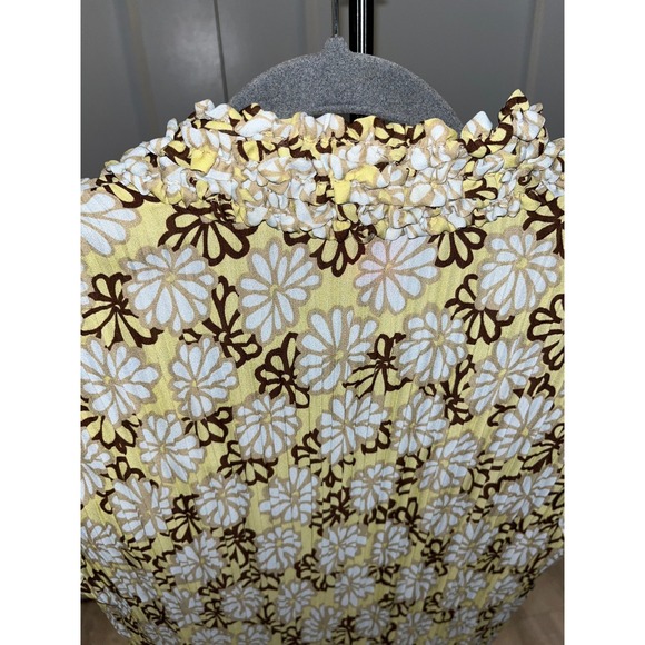 Retro Sunny Leigh Y2K Floral Ruffle V-Neck Sleeveless Top Boho Women's Size M - Picture 10 of 14